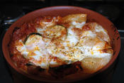 tomato and courgette pasta bake