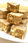 White Chocolate and Macadamia Nut Blondies
